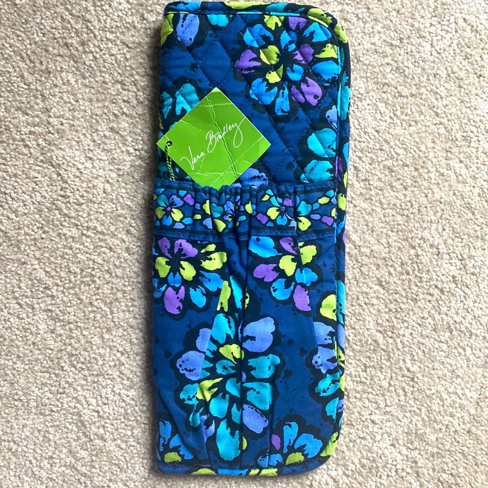 NWT Vera Bradley travel case Flat iron/ curling iron